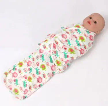 Cotton Swaddle Blanket & Hat Set | Newborn