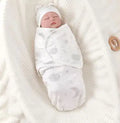 Cotton Swaddle Blanket & Hat Set | Newborn